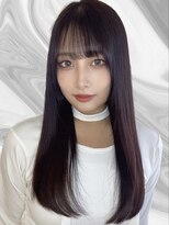 サロンドルテラ (Salon de Lutella) ローレイヤーカット美髪矯正髪質改善ストレート艶感ダークグレー