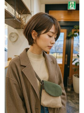 コポル(Copol) まわりと差がつく大人ショート×ラテベージュ