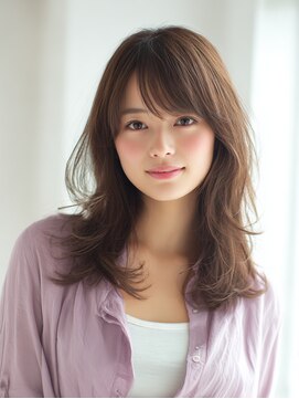 ニスル センター南店(NISURU） 黒髪/クラゲヘアー/オリーブグレー/小顔/ココアベージュ