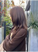 ふんわりレイヤーの外ハネミディアム白金目黒