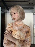【蔵人】ハイトーンミニマルボブタッセルボブ