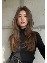 ヒール 銀座(heel)&nbsp;小顔に見せるワンホン＆韓国ヘア/顔周りレイヤーカット