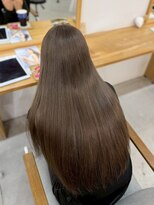 ベルポール(Bell port)&nbsp;着物ヘア/大人ガーリー/ダークアッシュ/似合わせカット/芦屋駅