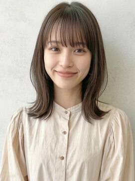 カバーヘア ブリス 川口(COVER HAIR bliss) グレージュブラウン外ハネクラゲウルフカットA12川口20代30代