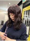 似合わせデザインパーマ/透明感ブラウンアッシュベージュ
