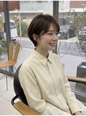 新宿若松河田曙橋マッシュショート耳かけショート20代30代40代