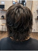 縦落ちシャドウパーマ