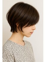 ファム 札幌大通(fam)&nbsp;大人可愛いレイヤーショート和漢彩染/ブリーチなしカラー夏