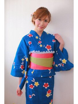 アイルビーヘア(I'll b hair) 【下北沢*I'll b hair*】大人可愛い浴衣着付け&ヘアセット☆