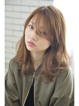 アドラーブル 駅南店(adorable) 【adorable】小顔×抜け感☆シースルーバングミディ