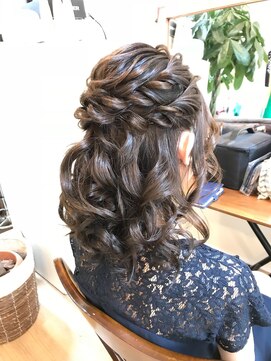 ロカット サロン(Roquat Salon) ふんわりハーフアップアレンジ【ヘアアレンジ　立川南/立川】