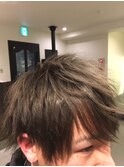 外ハネアッシュショート