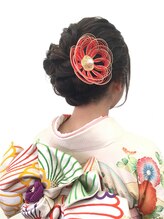 ビューティハウスピア 和装ヘアアレンジ