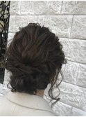 セミロングツイストシニヨン