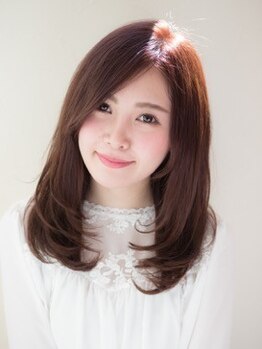 ビスト ヘアーデザイン(Vist hair design)の写真/ノーベル賞受賞成分フラーレンを使用した最新プレミアムストレート!うる艶効果+しっかり伸ばします◎