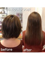 ボンビィヴァン(bon-vivant)&nbsp;ショートヘアからロングに変身