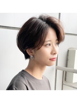 プリマ アンジュ 中目黒店(PRIMA ange) 大人っぽさを出すかきあげマッシュショート　PRIMA ange 中目黒