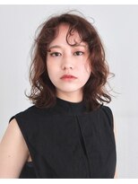 リーケ(Liike) ミディアムウェイビィー/黒髪カタログ/ボブウルフ/代官山駅