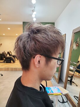 ヨハク(yohak) メンズブリーチ×グレージュ