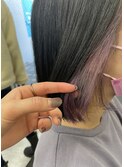 インナーカラー ラベンダー