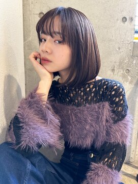 ルービック 枚方(Rubik's) 前髪ありの小顔ボブ/髪質改善・前髪カット