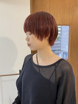 ハグ 横浜(HUG) 顔周りレイヤータイトマッシュ