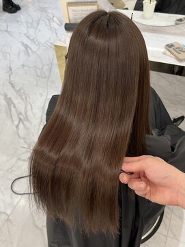 シェノン サントル(CHAINON CENTRE) 前髪/マチルダボブ/ピンクベージュ/インナーグレージュ