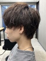 フイ 代々木(Hui)&nbsp;メンズ/アップバング/ツーブロックマッシュ/束感ショート波巻き