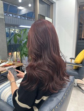 クラン 六甲道(Chlan) 外巻き×艶増しピンクカラー