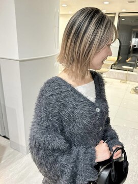 アース コアフュールボーテ 長野駅前店(EARTH coiffure beaute) バレイヤージ_ブリーチ_シャドールーツ
