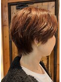 オレンジbrown+大人ショート