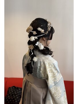 ラグーンヘアー(Lagoon hair) 卒業式はかまヘアセット