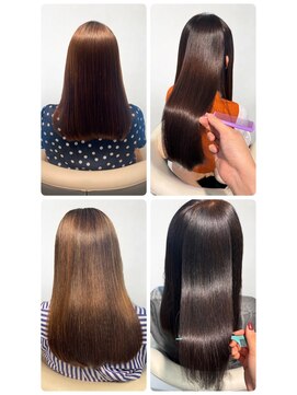 美容室フルール 艶感♪髪質改善カラー大人可愛いグレージュ20代30代40代