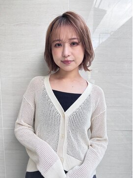 オーロ(ORO) 結べるボブ小顔似合わせカットミルクティーデザインカラー