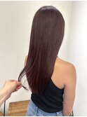池袋　髪質改善 縮毛矯正 ツヤ髪 ストレート ボルドーカラー♪