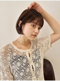 ボブ ミニボブ シースルーバング