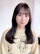 アイティーバイアルバム 藤沢店(IT by ALBUM)&nbsp;くびレイヤー美髪グレージュカラーアッシュブラック_ba495561