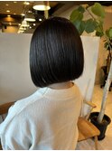 ボブ×内巻き