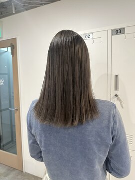 ホネン(honen) オリーブグレージュ＊ブリーチ1回