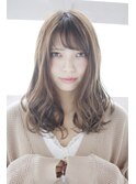 ミックス巻き/ゆるふわ巻き/ブラウンベージュ[横浜]