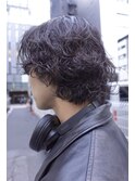 メンズ癖毛風パーマ スタイリング簡単ヘア 銀座 有楽町 東京
