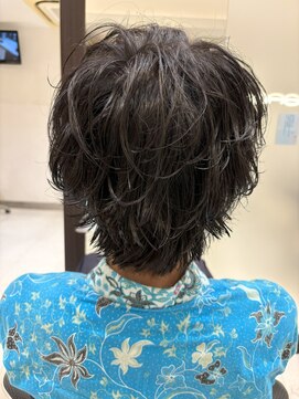 イメージア 町田店(IMAGE A) レディース短めカットスッキリ上品パーマ