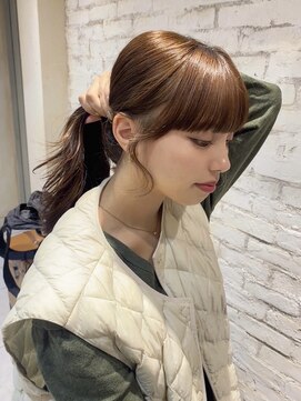 ラボヌール ヘアー エクラ(La Bonheur hair eclat) 結んで可愛い！お顔周りカット