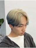 ブロンドカラー、エンドカラー、ブルー