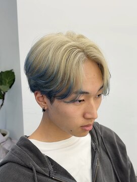 ジュイル シブヤ(JEWIL SHIBUYA) ブロンドカラー、エンドカラー、ブルー