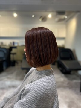 ソイクフ 四条大宮店(SOY-KUFU) 20代30代40代◎似合わせカットボブヘアーチェリーブラウン