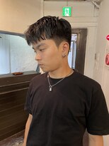 ビーバイエイトジェンツ(Bee by EIGHT GENTS)&nbsp;サーフカール/スパイキーショート/ブルーブラック/心斎橋