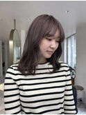 乾かすだけでキマる髪/馴染むハイトーン透明感グレージュ