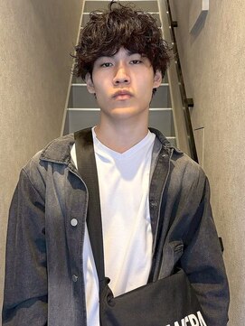 ヨハク メンズ 大阪梅田中崎町(yohaku メンズ) <69>メンズカット×ニュアンスパーマ♪ブリーチ・学割U24も人気