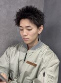 緩スパイキーショートパーマ